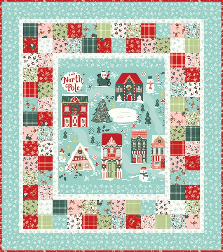 The North Pole 5 Stacker -  42 pcs - Riley Blake Designs - Christmas Flannel