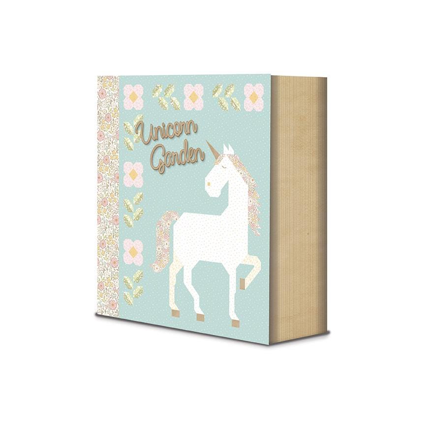 Little Posies Unicorn Garden Quilt Kit  Riley Blake Designs  Apples & Beavers Pattern  KT-18320