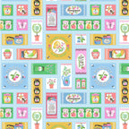 Homegrown Preserves Fat Quarter Bundle  Poppie Cotton  Fruit  Bees  Canning Jars  Farmers Market  Cottage Kitchen Quilting Cotton