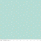 Little Posies Ditsy Teal by Riley Blake Designs Quilting Cotton