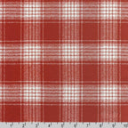Mammoth Flannel Game Day Crimson Plaid Fabric by Robert Kaufman   SRKF24169-91  Double Brushed Cotton Flannel