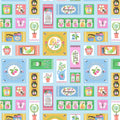 Farmers Market Blue | Homegrown Preserves | Poppie Cotton Yardage HY / YD | HG26816
